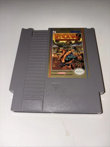 P.O.W. Prisoners of War NES Nintendo Game - Authentic/Cleaned/Tested SNK