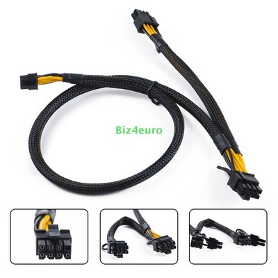 Mini 8pin to 8+8pin GPU Power Supply Adapter Cable Cord for HP ML350 G10 Gen10