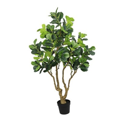 7FT Potted Artificial Banyan Tree   Realistic Silk Greenery for Home, Office,
