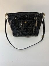 Coach Patent Leather Lrg Tote Bag