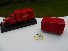 POMPIERS SOLIDO VEREM  ACCESSOIRE 1/50 CAISSON PC MOBILE CAMION GMC.