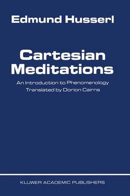 Cartesian Meditations: An Introduction to Phenomenology, Edmund Husserl, Good Bo - Edmund Husserl