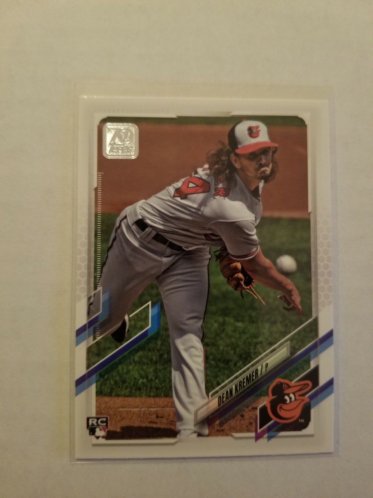 2021 Topps Series 2 Dean Kremer RC #391 SP Photo Variation Baltimore Orioles
