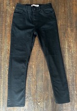 Levi's Levi Strauss 502 Black Regular Taper Straight Leg Jeans Size 18 reg 29x29