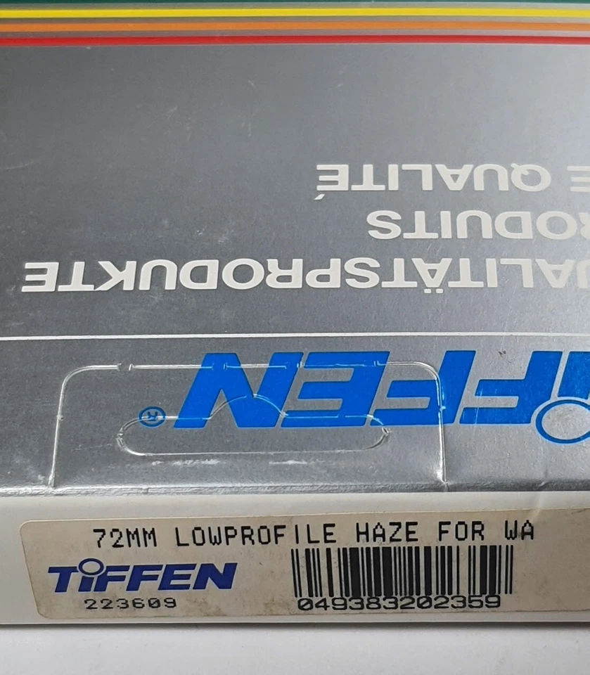 Tiffen 72mm Low-profile HAZE-1 Wide Angle Glass Lens Filter 72 mm Authentic USA - Image 4 of 4