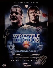Chris Jericho Tetsuya Naito Signed 16x20 Photo BAS COA New Japan Pro Wrestling A