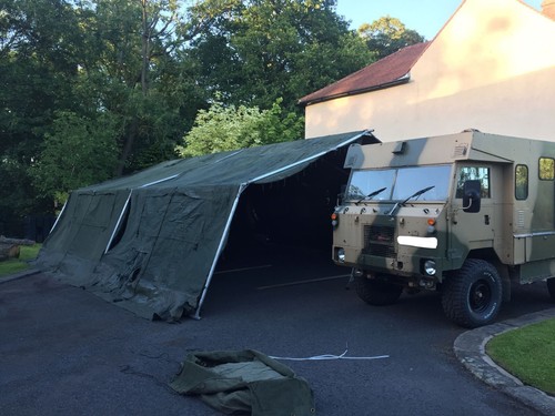 Large 24 x 18 Frame Tent Ex British Army -dry stored in good condition - Picture 6 of 17