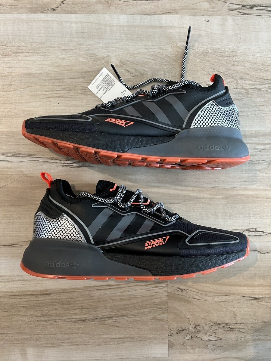 Adidas ZX 2k Boost Marvel Tony Stark Industries H02560 Men's Adidas ZX 2k Boost Marvel Tony Stark Industries H02560 Men's