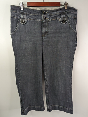 Torrid Women's Denim Straight Leg Cropped Stretch Jean Capris Plus Size 16
