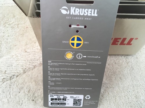 5 x Krusell Gaia Mobile Pouch Pink M - Zdjęcie 2 z 3