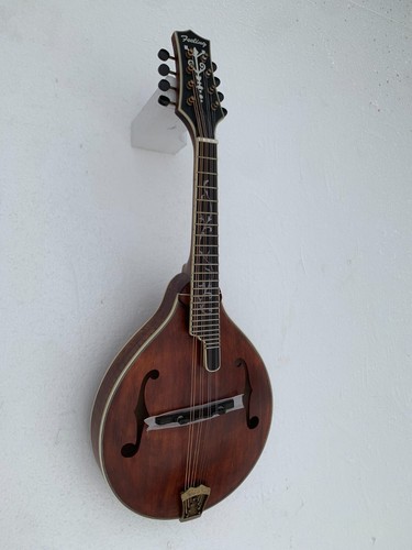Hand Carved A Style Mandolin, Solid Spruce Top Solid Curly Maple Body - Picture 10 of 24