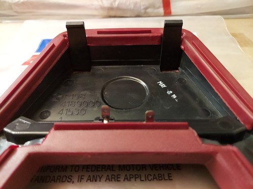 NOS 1981-87 DODGE RAM Pickup Red Horn Pad 1st Gen D & W #4189000-41530 - Picture 15 of 16