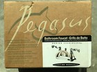 NEW Pegasus Bathroom 2-Handle Center Faucet, Low ARC style Polished/Brush Chrome — photo 3