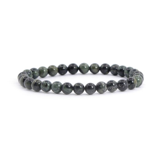 6mm Fashion round gemstone beads stretchable bracelet 6.5" - Picture 30 of 222