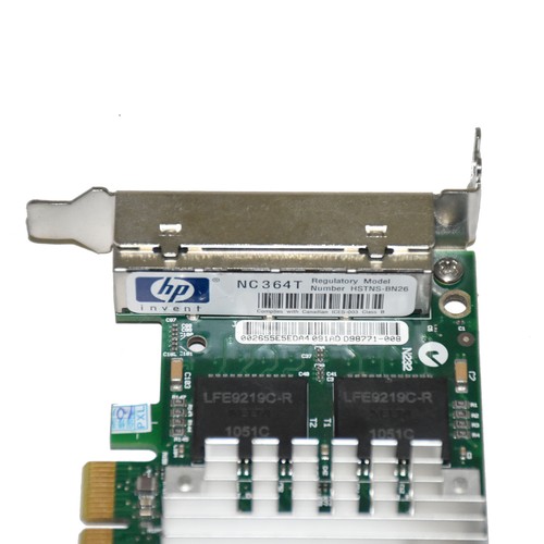 HP Intel NC364T 4-Ports 1GbE RJ-45 PCIe 1.0 Server Adapter 436431-001 435506-003 - Picture 6 of 9