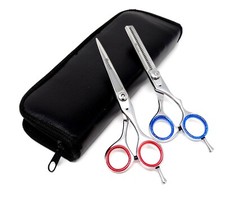 2 Pack Razor Edge Barber Professional Hair Cutting Thinning Scissors Shears 5.5"