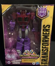 TRANSFORMERS SHOCKWAVE CYBERVERSE ADVENTURES WITH ENERGON ARMOR.