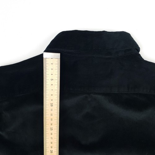 Polo Ralph Lauren Chaqueta de Pana Grande Cremallera Completa Chaqueta Cordón Sobrecamisa Negra - Imagen 16 de 17
