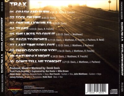 BABYLON A.D. - REVELATION HIGHWAY * NEW CD