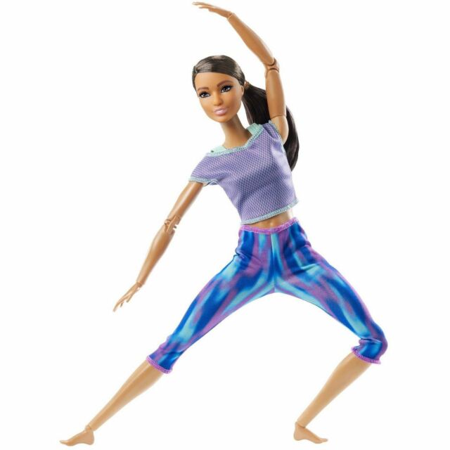 2021 Made to Move Yoga Tie Dye African American Barbie Doll for 