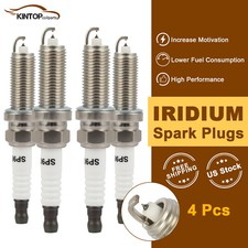 4x Double Iridium Spark Plugs For Subaru XV Crosstrek 2014-2015 H4 2.0L FHEV