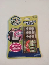 Prank Gag Fake Joke Lottery Tickets Lotto Scratch Off Cards 10  Tickets