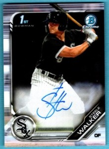 2019 Bowman Chrome  Autograph Auto Steele Walker Card # CPA-SW