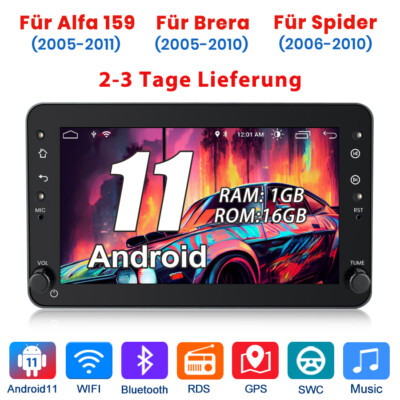 7'' Android Autoradio Für Alfa Romeo 159 Sportwagon Brera Spider GPS Navi WIFI BT