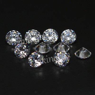 Natural Certified D Color VVS1 Brilliant Cut White Diamond 1.60 mm Round 10 Pc