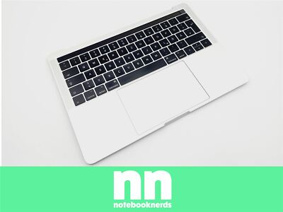 Macbook Pro 13'' 2016 2017 A1706 Topcase Akku Tastatur Trackpad Gehäuse Silber
