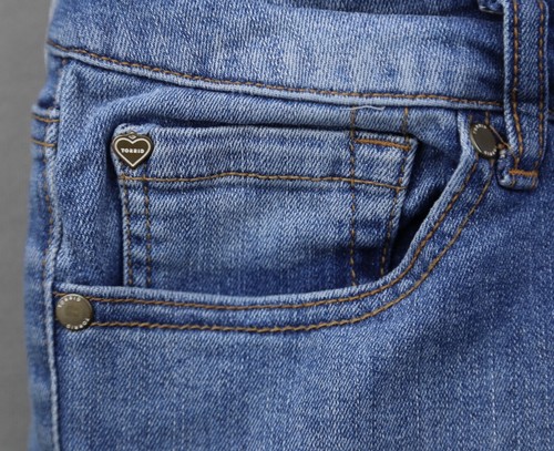 Pantalones de mezclilla para mujer tórridos ex novio tiro medio lavado medio talla 16 (Sr 38x26) - Imagen 3 de 9