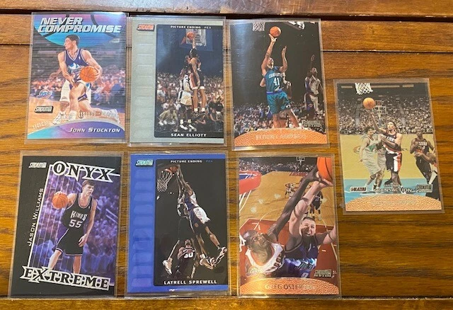 Lote de 17 tarjetas de baloncesto Stadium Club 1999-00 todos los insertos de novatos serie paralelos Foto 4 de 4