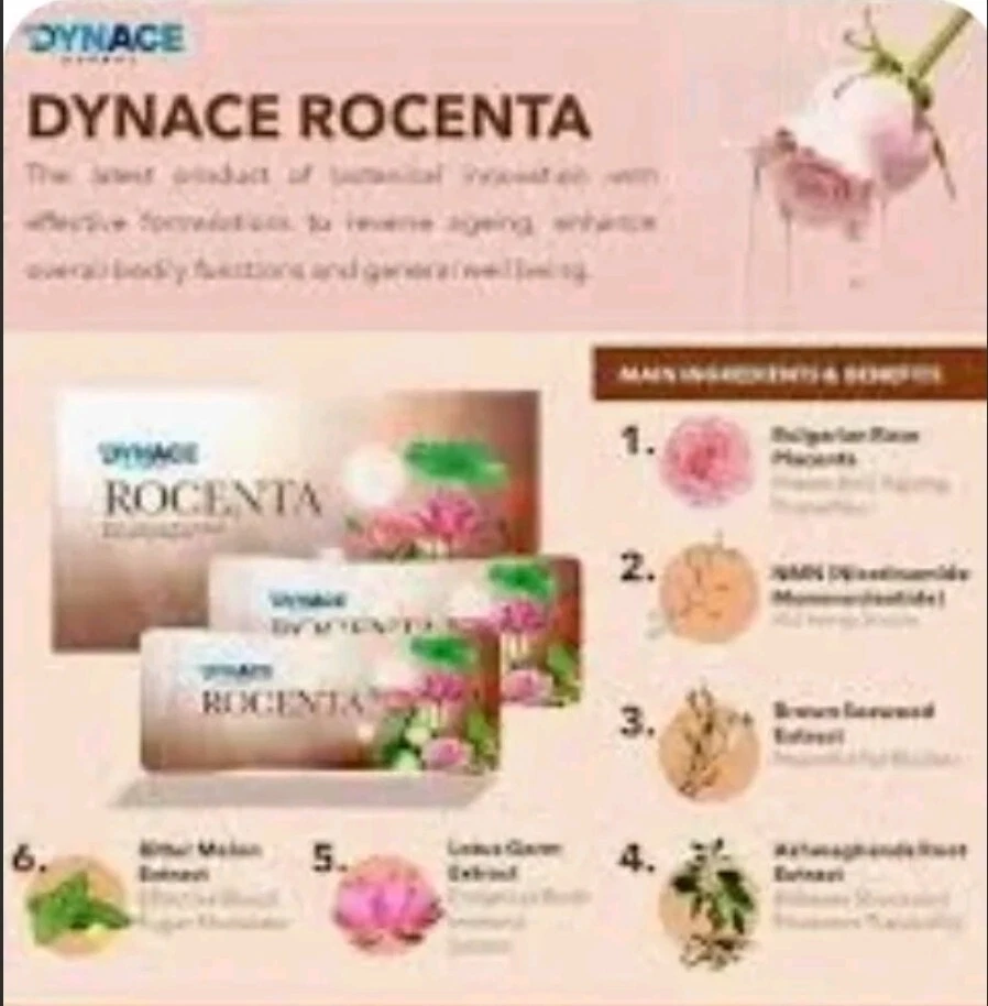 DYANCE ROCENTA Antioxidantes, Apoyo de Azúcar en la Sangre X 1 Foto 3 de 4