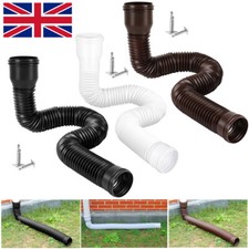 Rain Gutter Downspout Extension Flexible Downspout Extender Drain Pipe Gutter