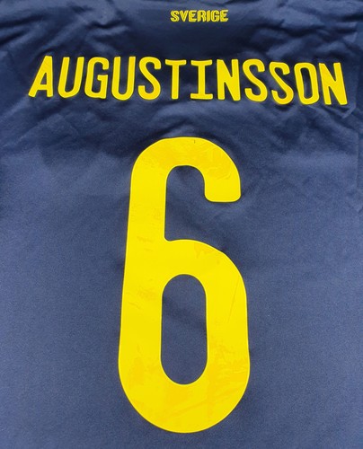 MAGLIA svezia adidas augustinsson 2020-21 SWEDEN SHIRT JERSEY SVERIGE FOOTBALL - 第 10/10 張圖片