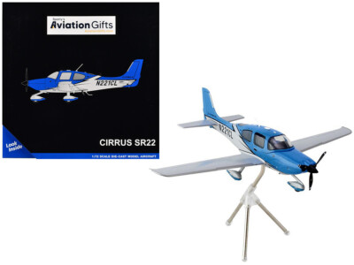 航空機・ヘリコプター 1/72 Gemini General Aviation Cirrus SR22 GeminiJets Cirrus SR22 Composite Aircraft (N221CL) Blue 1/72