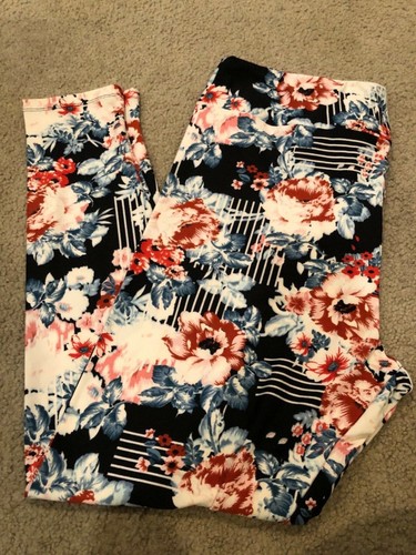 LuLaRoe TC2 Tall \u0026 Curvy 2 Blue Pink 