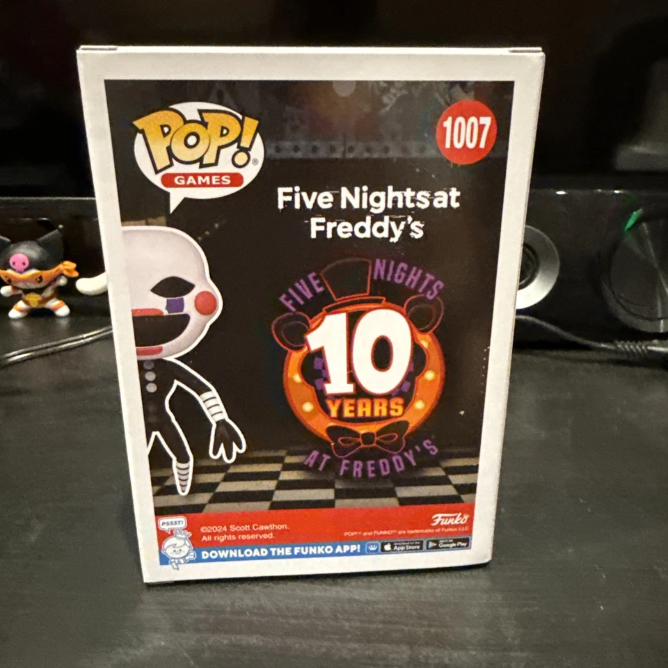 FUNKO POP! MARIONETTE #1007 HOT TOPIC EXCLUSIVE FIVE NIGHTS AT FREDDY’S NEW FNAF - Image 3 of 4