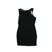 Forever 21 Women's Mini Dress L Black 100% Other Short Mini
