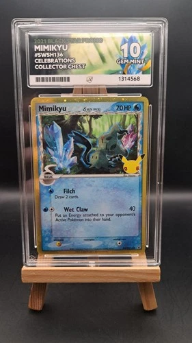 Mimikyu | SWSH136 Celebrations Promo | ACE 10 Perfect Subgrades