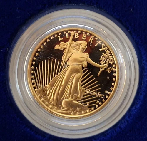 1990-P American Gold Eagle 1/4 oz — photo from the most recent tracked eBay sale