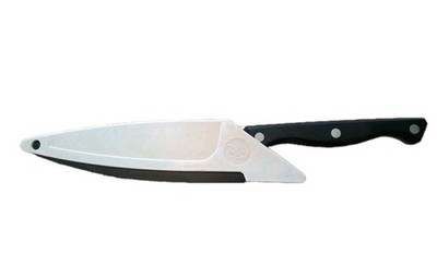 Pampered Chef 1046 Utility Knife with Sharpening Case 5'' Blade Vintage