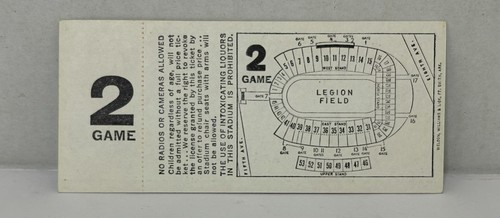 Rare 1976 TENNESSEE Vols vs AUBURN Tigers FULL TICKET - SEC Football - Bild 2 von 2
