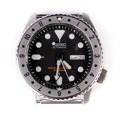 SKX007/SRPD Flat Bezel Insert - Silver/Black - CT611