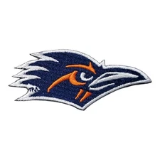 Vintage UTSA Roadrunners Logo Patch. Embroidered Iron On Backing 3"x 1.5"