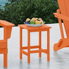 Laguna Hdpe All Weather Outdoor Patio Square Side Table