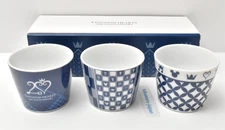 Kingdom Hearts Soba Choko Cup 3types set 20th Anniversary Disney SQUARE ENIX
