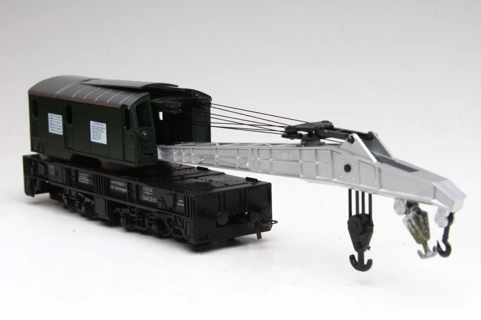 Roco 4316 H0 DB Kran Kranwagen Schwerlastkran Karlsruhe neuwertig OVP ABD-2303 - Bild 3 von 4