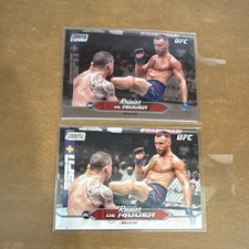 Topps 2025 Stadium Chrome & base Reinier de Ridder Rookie Card UFC 2 Card Lot
