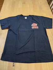 So-Cal Speed Shop Hod Rod Service Black Tshirt Sz L Double Sided Cool @E1